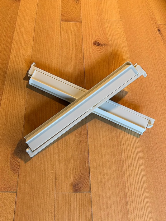 Racks and Pushers - White or Blue Acrylic