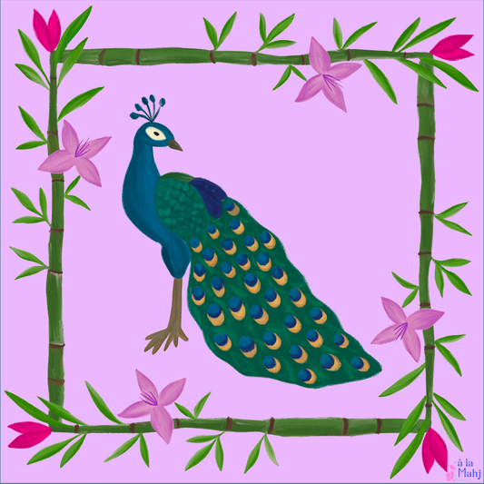 Mat - Peacock Strut Mahjong Mat