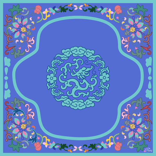 Mat - Brocade in Bloom Mahjong Mat (Oopsie!)